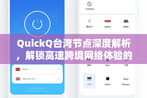 QuickQ台湾节点深度解析，解锁高速跨境网络体验的关键