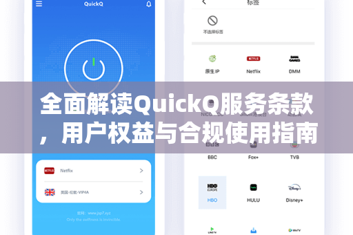全面解读QuickQ服务条款，用户权益与合规使用指南