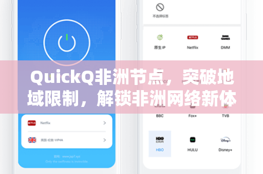 QuickQ非洲节点，突破地域限制，解锁非洲网络新体验