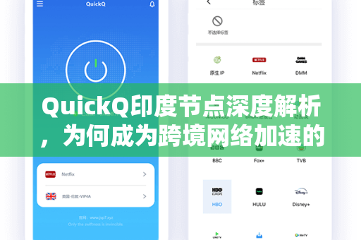 QuickQ印度节点深度解析，为何成为跨境网络加速的首选方案-第1张图片-QuickQ下载 - 智能自动选路 | 新手必备免配置